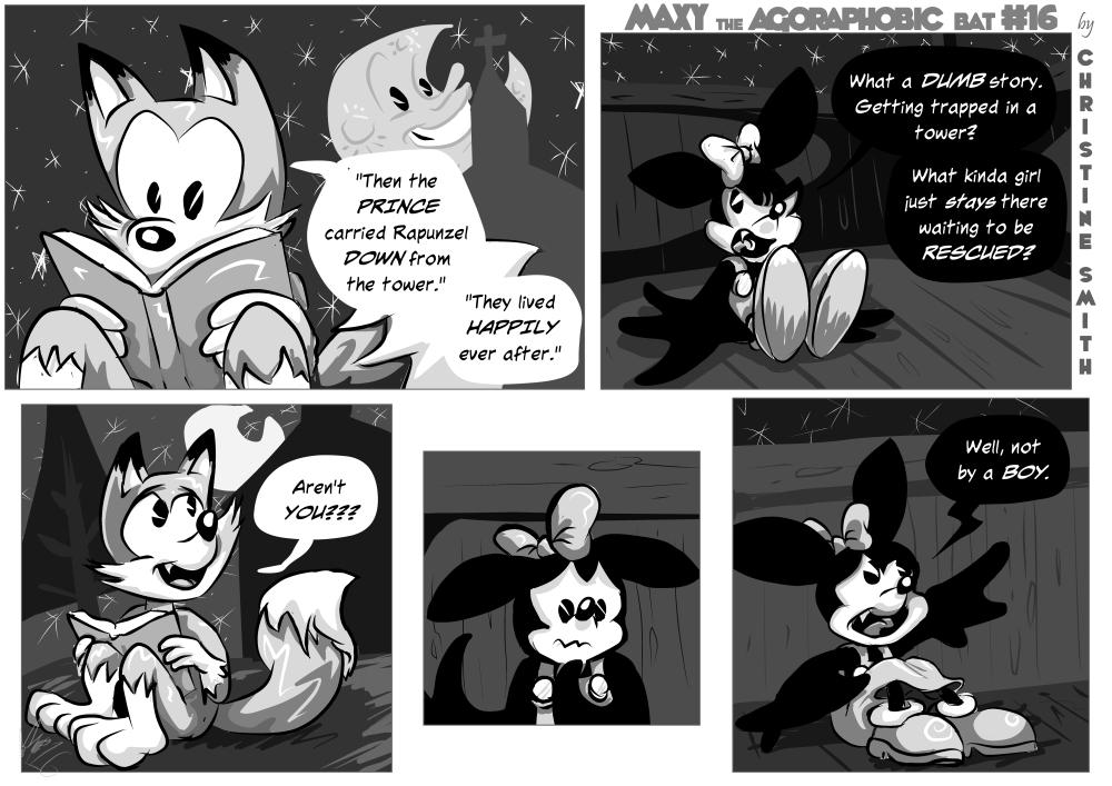 Maxy the Agoraphobic Bat