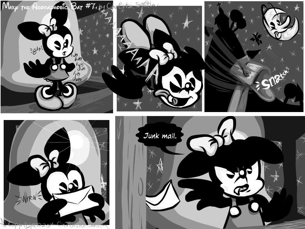 Maxy the Agoraphobic Bat