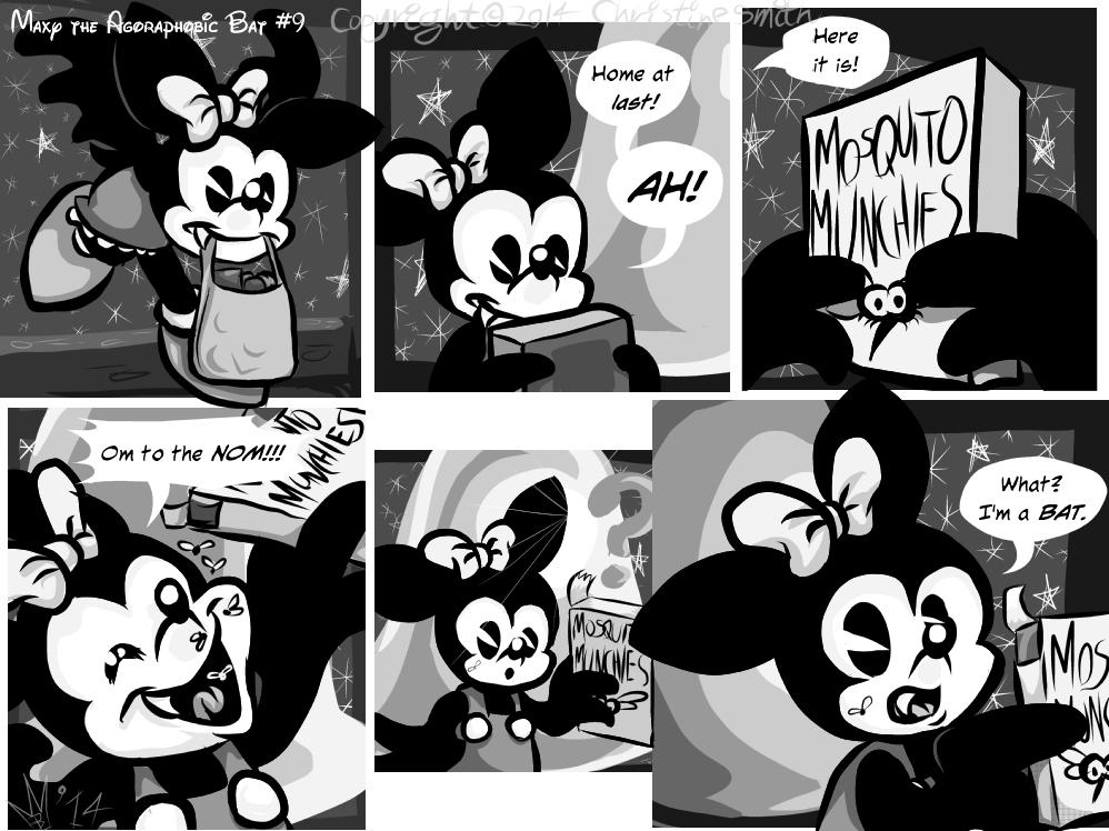Maxy the Agoraphobic Bat
