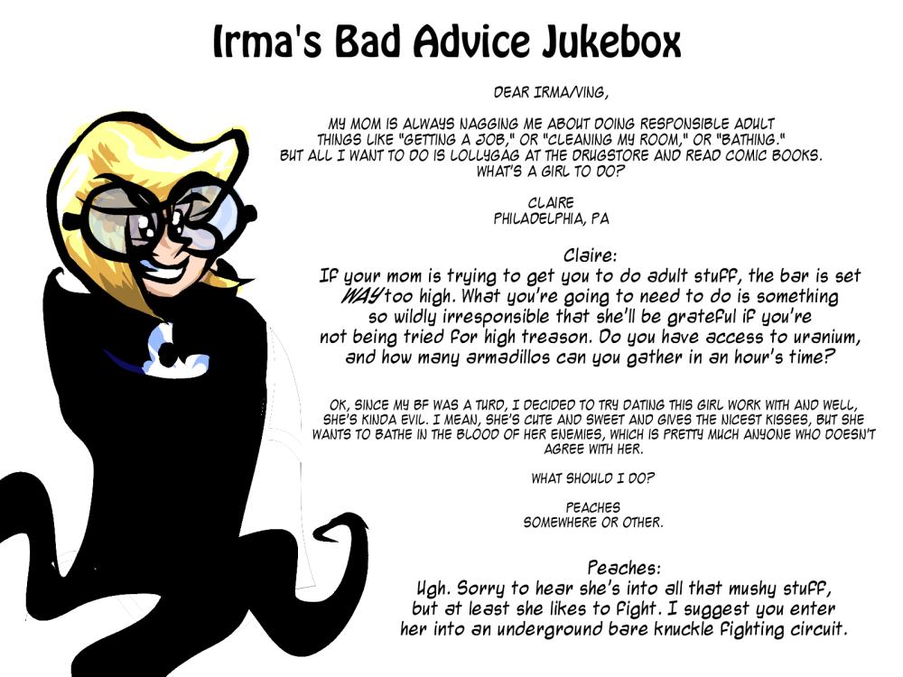 Irma's Bad Advice