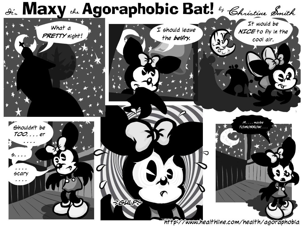 Maxy the Agoraphobic Bat
