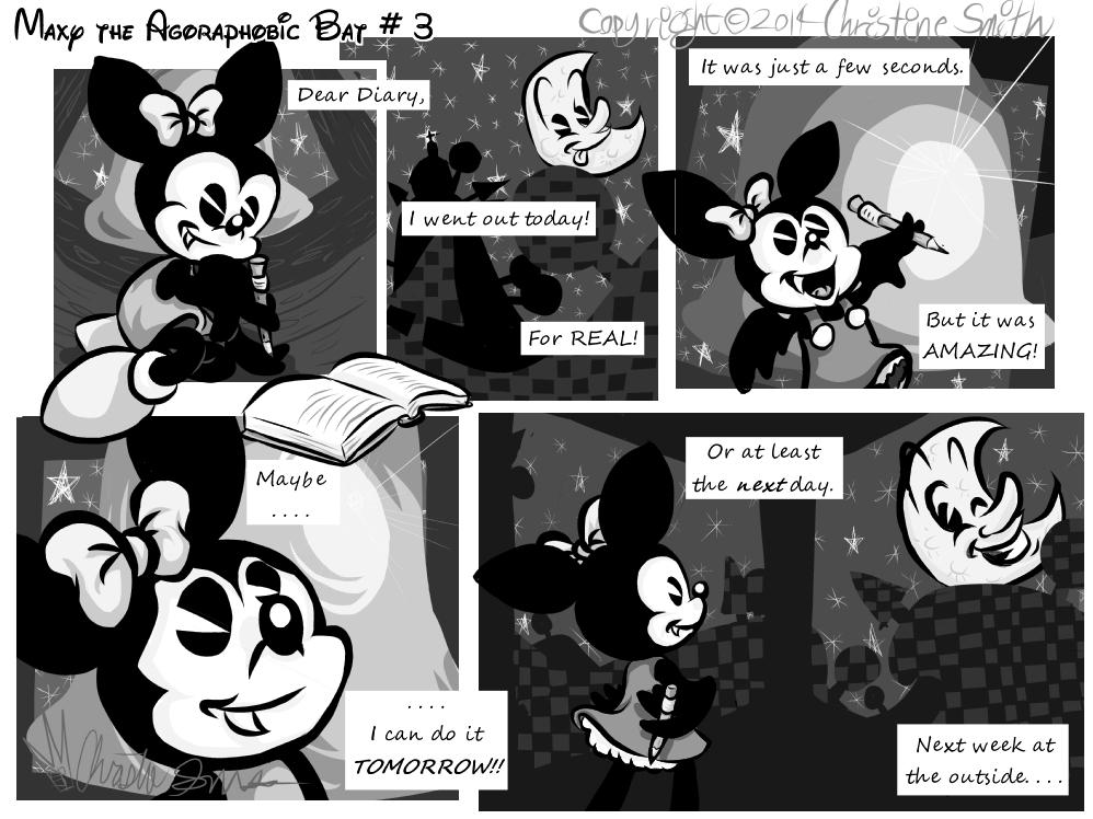 Maxy the Agoraphobic Bat